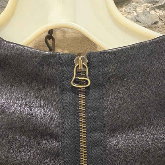 TWENTY CLUNY LAMB LEATHER BLACK DRESS SZ 4 - Picture 5 of 9